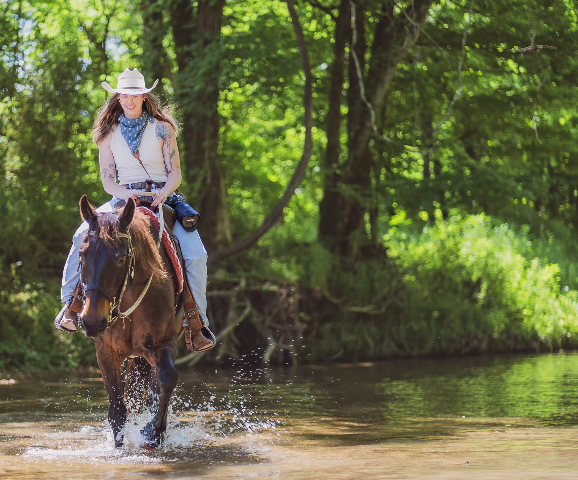 Horseback ride at Spirit Valley along Dry Creek Valley
